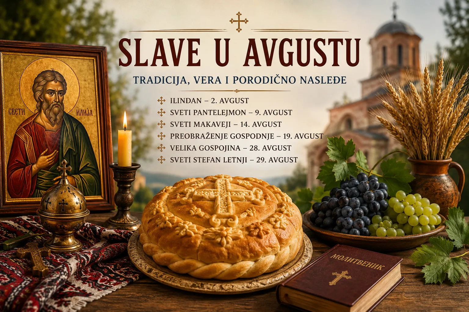 Slave u avgustu – kompletan kalendar, poreklo i običaji
