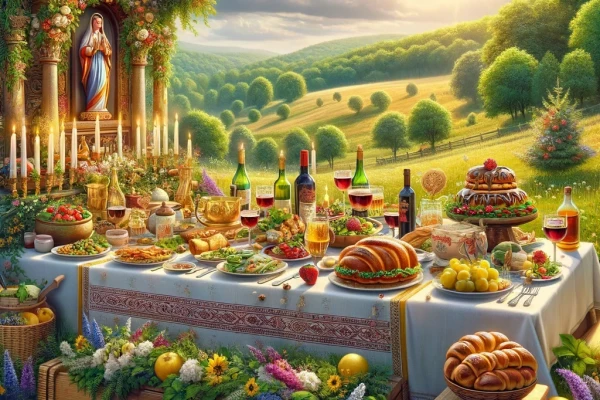 Festivities in floral splendor: Serbian Slava celebrations in June