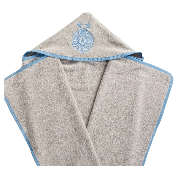 BABY TOWEL WITH HOOD PARTIZAN - BLUE-1