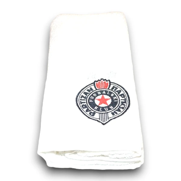 WHITE COTTON TOWEL FULLER - FC PARTIZAN-1