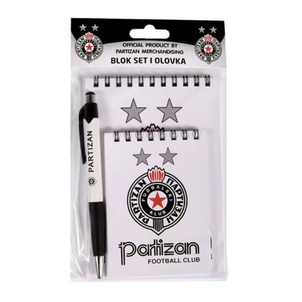 BLOCK SET AND PEN PARTIZAN-1