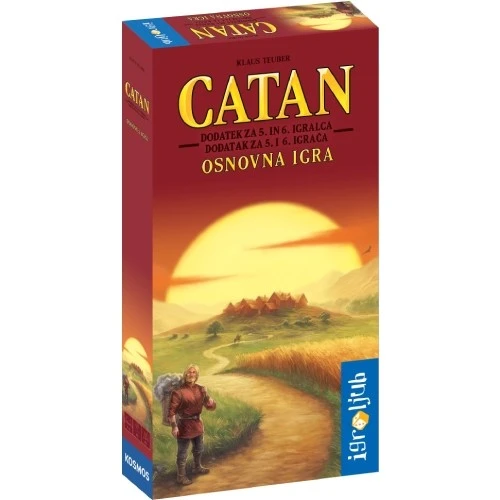 Catan na srpskom dodatak za 5. i 6. Igrača - Settlers of Catan serbian - Klaus Tojber, Katan-1