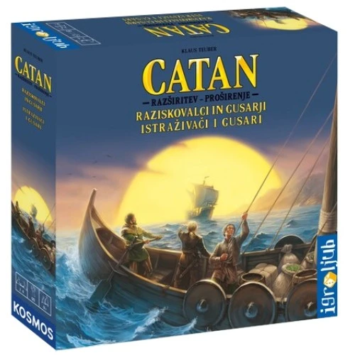 Catan na srpskom istraživači i gusari - Settlers of Catan serbian - Klaus Tojber, Katan-1