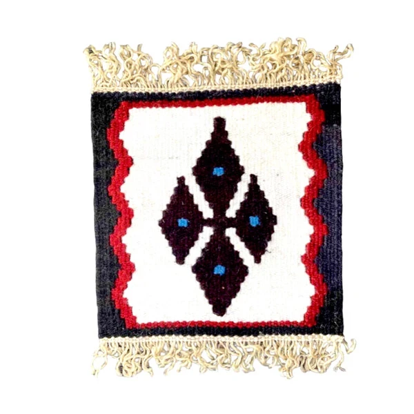 Kilim Souvenir, handmade, ethno patterns 20x20-1