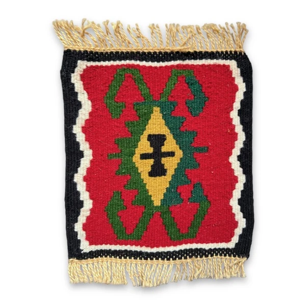 Ručno tkani ćilim, suvenir 20x20-1