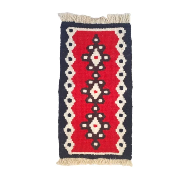 KILIM - hand-woven with ethnic motifs 20x40 cm II-2