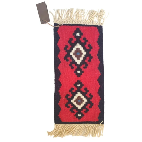 KILIM - hand-woven with ethnic motifs 20x40 cm II-1