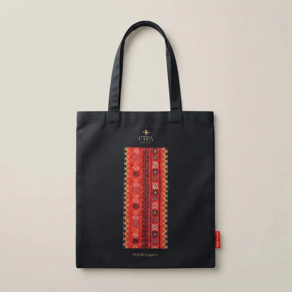 Bag - Kilim Patterns, Black-2