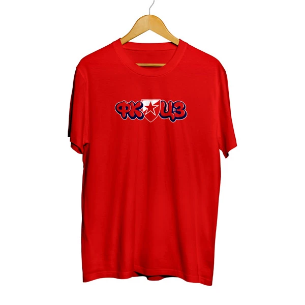 FC RED STAR CHILDREN'S T-SHIRT - GRAPHITE FKCZ RED-1