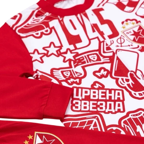 Dečija Pidžama Crvena Zvezda -2