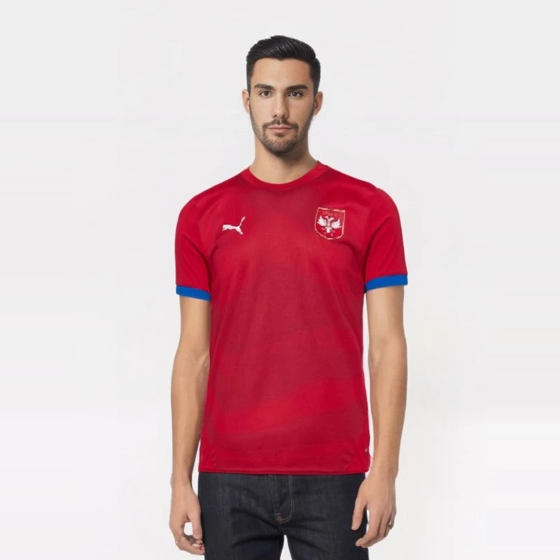 CHILDREN'S JERSEY OF THE FOOTBALL REPRESENTATION OF SERBIA, EURO 2024 - RED, PUMA-3