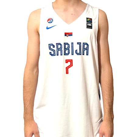 Deciji dres Bogdanovic 7 Srbija beli-2