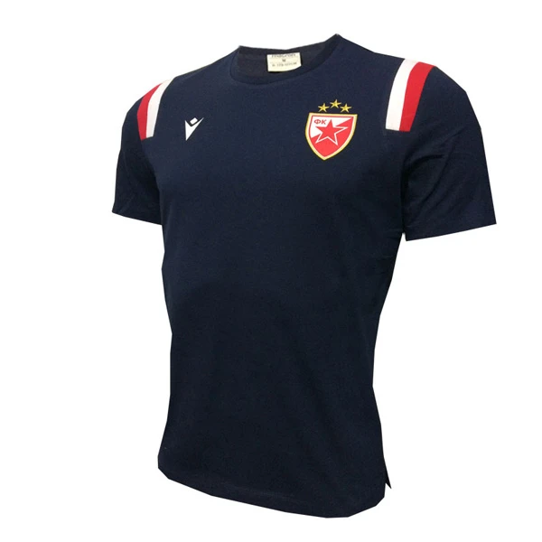 FC RED STAR MACRON cotton T-shirt navy blue-1