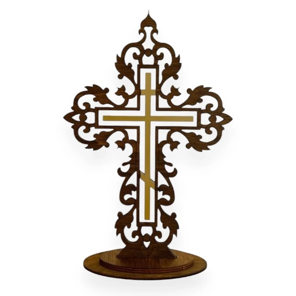 Decorative Wooden Cross 2 - Large-1