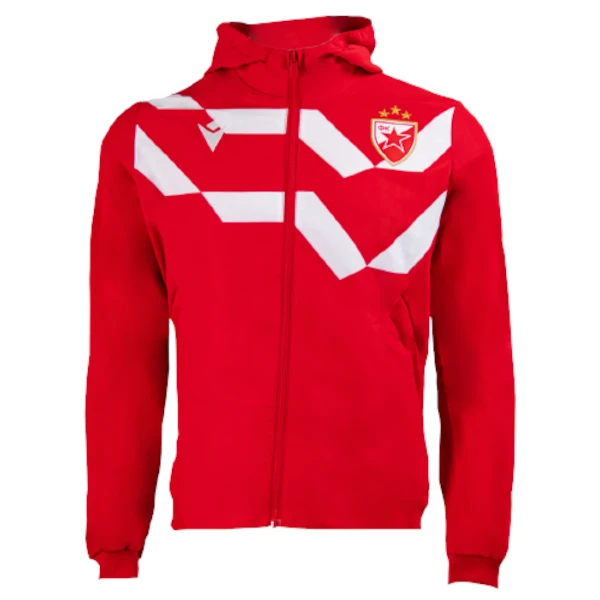 FC RED STAR HOODED SWEATSHIRT 22/23 RED-1