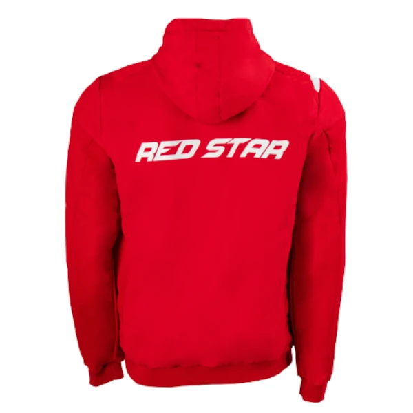 FC RED STAR HOODED SWEATSHIRT 22/23 RED-2