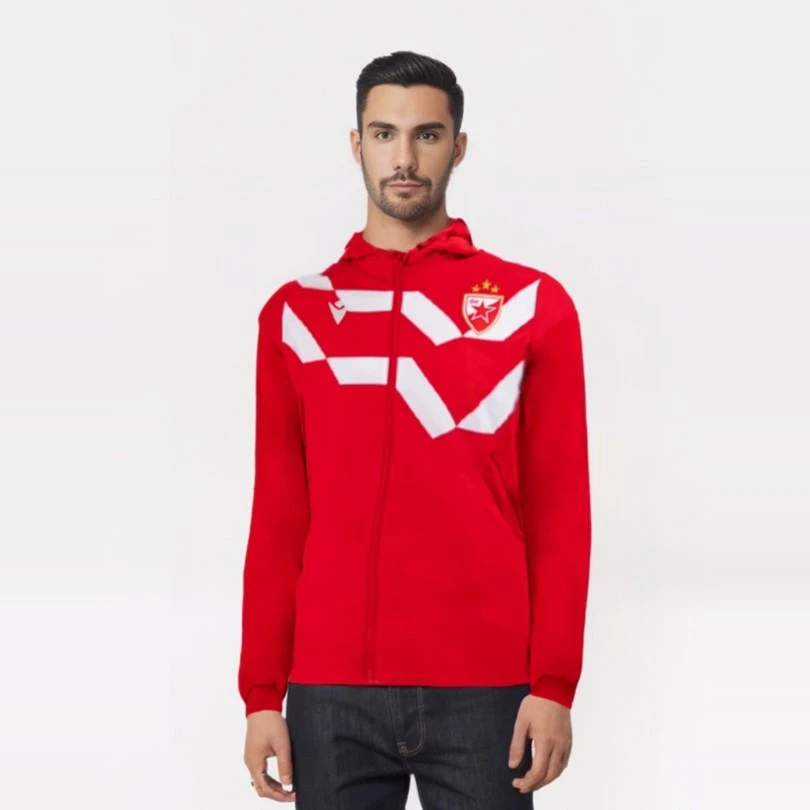 FC RED STAR HOODED SWEATSHIRT 22/23 RED-2