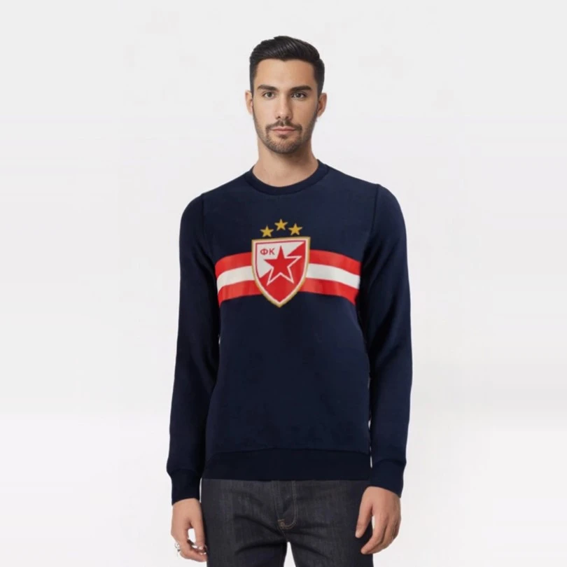 FC RED STAR MACRON BLUE SWEATER 22/23-3