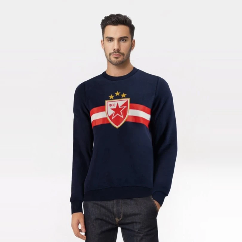 FC RED STAR MACRON BLUE SWEATER 22/23-2