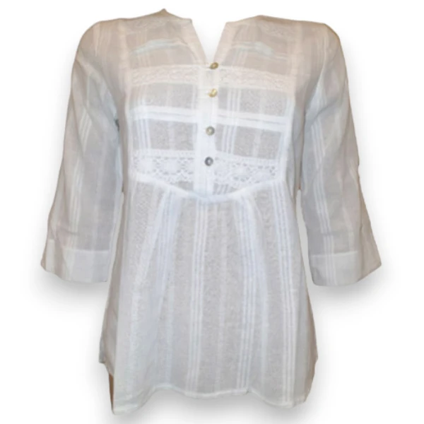 Traditional women's shirt - white-1