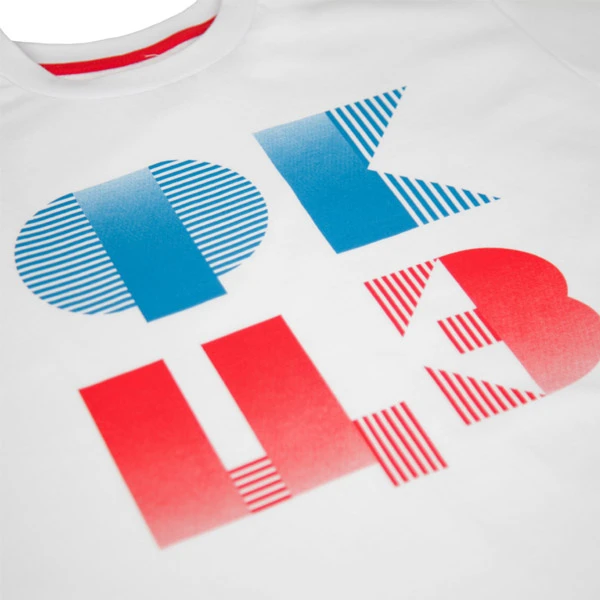 FK RED STAR WHITE T-SHIRT FKCZ-3