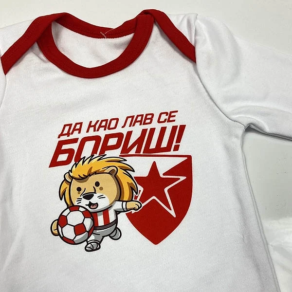 FC RED STAR BABY BODY LONG SLEEVE LION-2