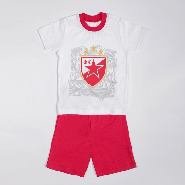 FC RED STAR CHILDREN'S COMPLETE SHORTS AND T-SHIRT-2
