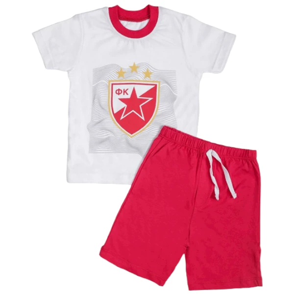 FC RED STAR CHILDREN'S COMPLETE SHORTS AND T-SHIRT-1