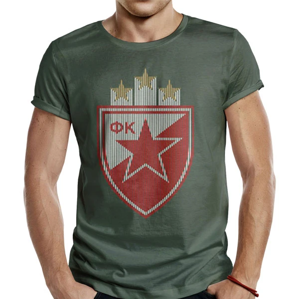 FC RED STAR T-SHIRT - COAT OF ARMS-1