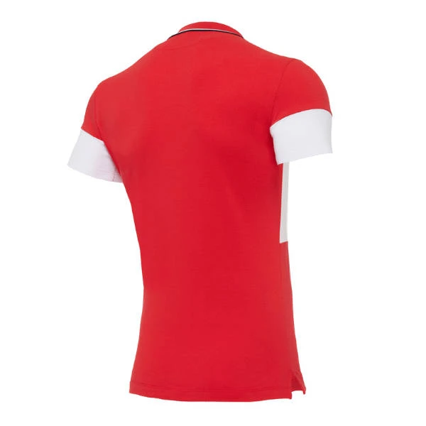 FC RED STAR - MACRON POLO T-SHIRT RED WHITE-2