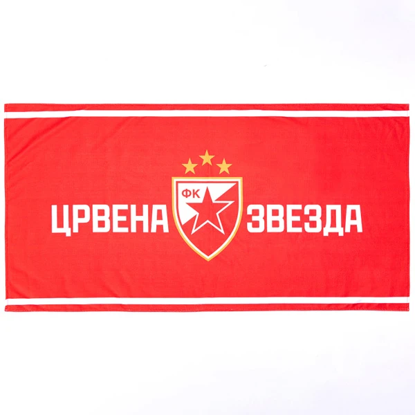 FK RED STAR BEACH TOWEL RED-1