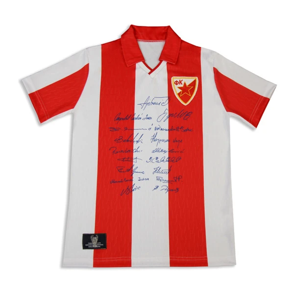 Retro Jersey Red Star Belgrade Bari 91-3