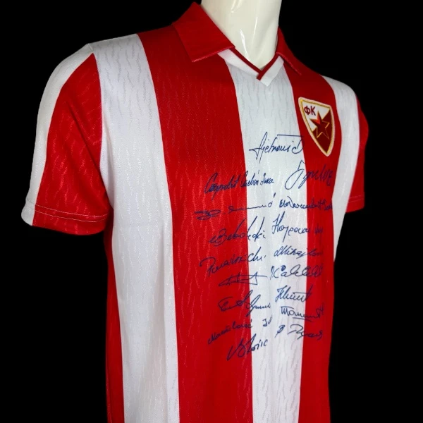 Retro Jersey Red Star Belgrade Bari 91-2