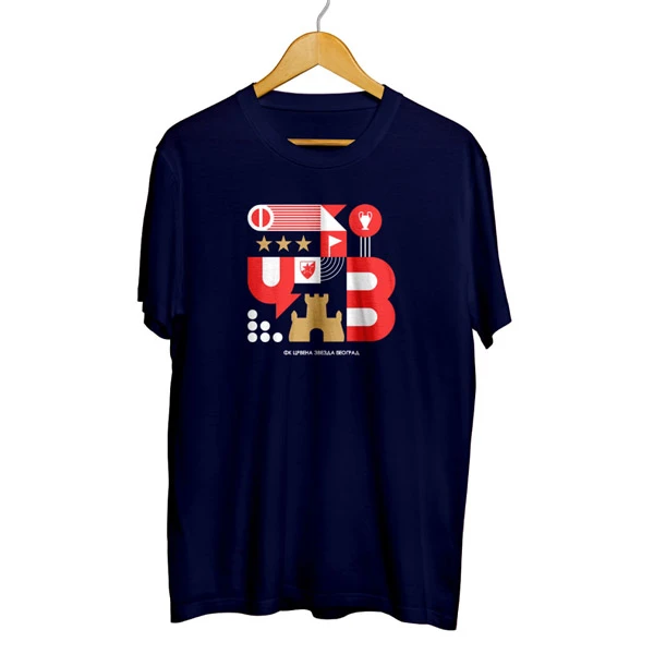 FK RED STAR NAVY T-SHIRT FORTRESS OF THE STARS-2