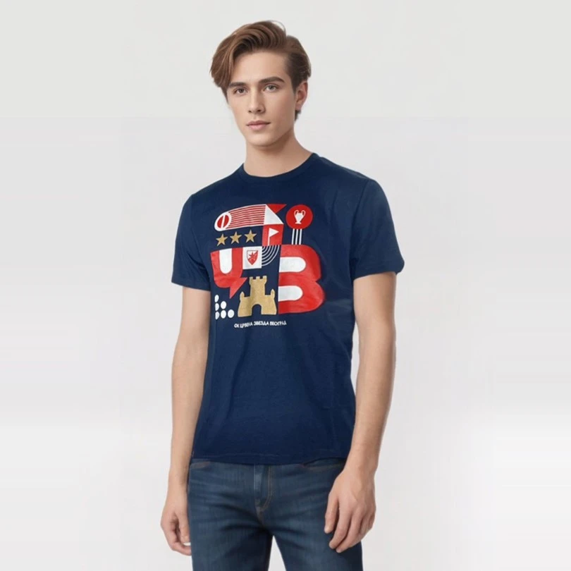 FK RED STAR NAVY T-SHIRT FORTRESS OF THE STARS-2