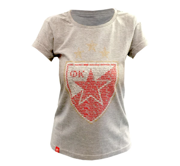 FC RED STAR COAT OF ARMS WOMEN T-SHIRT-1