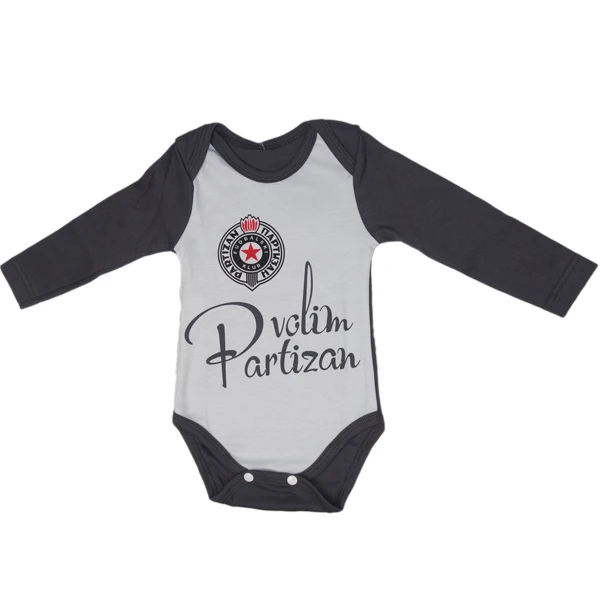 FC PARTIZAN BABY BODY LONG SLEEVE - LOVE PARTIZAN-1