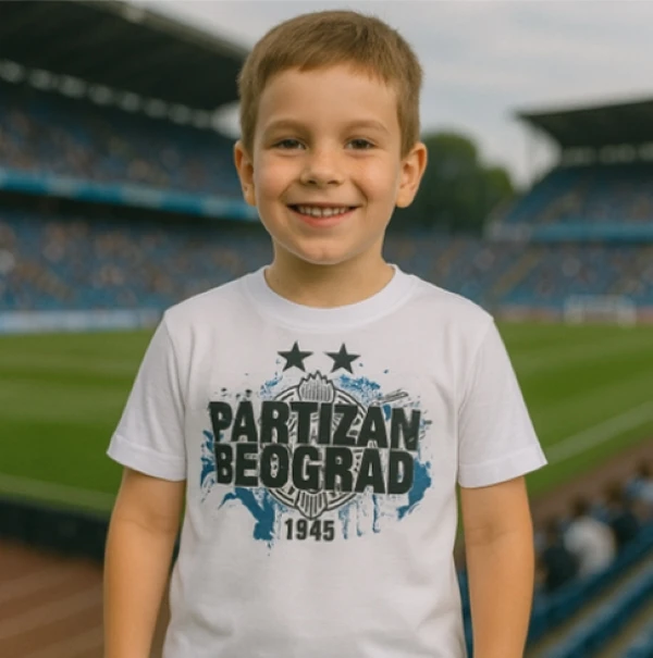  FK PARTIZAN CHILDREN'S T-SHIRT PARTIZAN BGD 8-14-1
