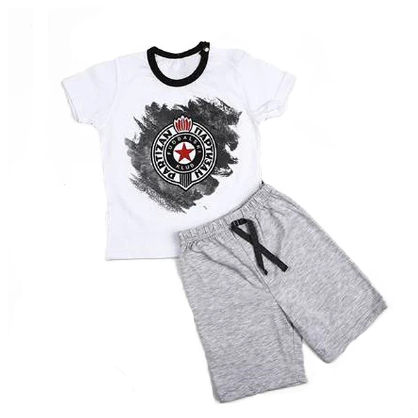 FK PARTIZAN CHILDREN'S COMPLETE SHORTS AND T-SHIRT-1