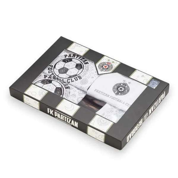 FK Partizan Bebi Komplet – Kapica, Portikla, Bodi i Zeka | Poklon za Bebe-2