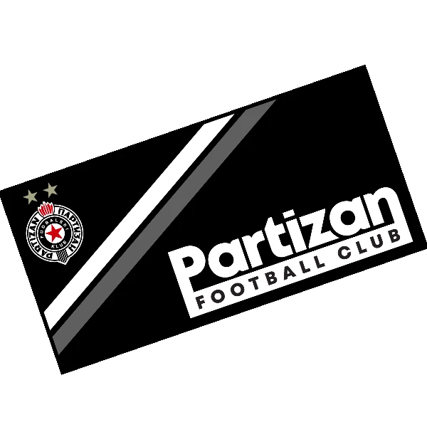 FK PARTIZAN BEACH TOWEL PARTIZAN FOOTBALL CLUB-1