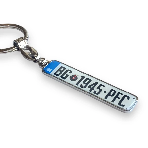 FC PARTIZAN PENDANT - CAR PLATE-2