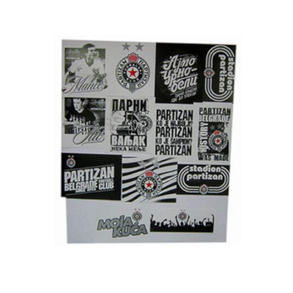 FC PARTIZAN SELF-ADHESIVE STICKERS-2