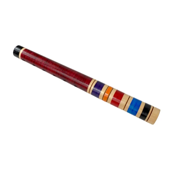WOODEN FLUTE FROM SERBIA (MAROON COLOUR)-1