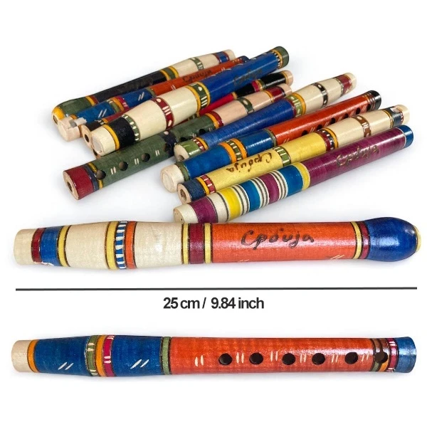 ODEN FLUTE FROM SERBIA (ORANGE COLOUR)-2