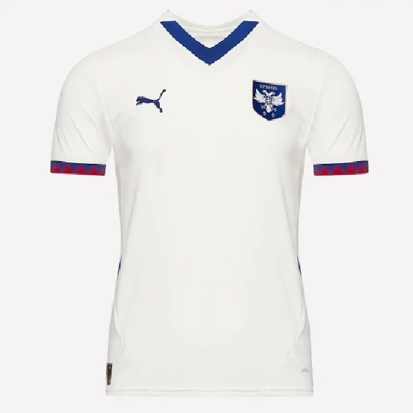 SERBIAN REPRESENTATIVE FOOTBALL JERSEY, EURO 2024 - WHITE, PUMA-3