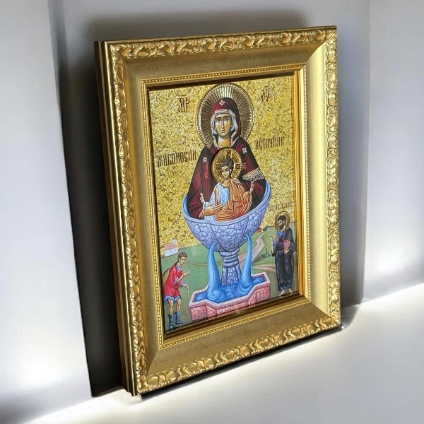 Ikona Majke Božije - Živonosni Istočnik 41x33 cm-2