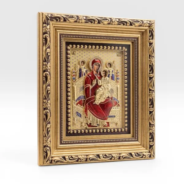 Ikona Pantanasa metalni rad sa pozlatom za isceljenje serbianshop - 19 x 23 cm-2