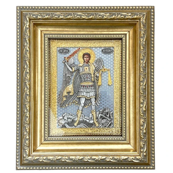 METAL ICON OF THE ST. ARCHANGEL MICHAEL-1
