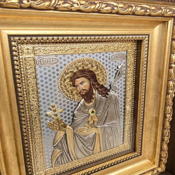 METAL ICON OF THE SAINT JOHN-2